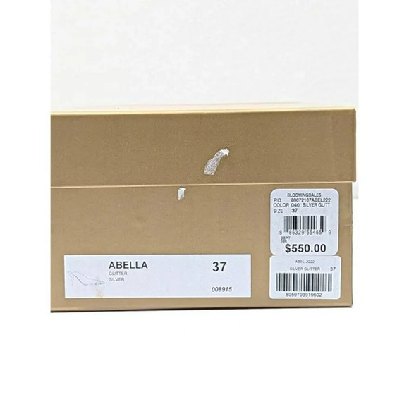 Gia Borghini Women's Abella Glitter Pointed Toe Heel Mules Size 37 IT MSRP $550 - Picture 11 of 11